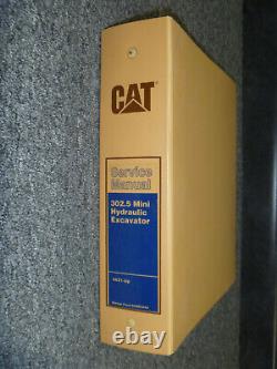 CAT Caterpillar 302.5 Mini Hydraulic Excavator Shop Service Repair Manual 4AZ1