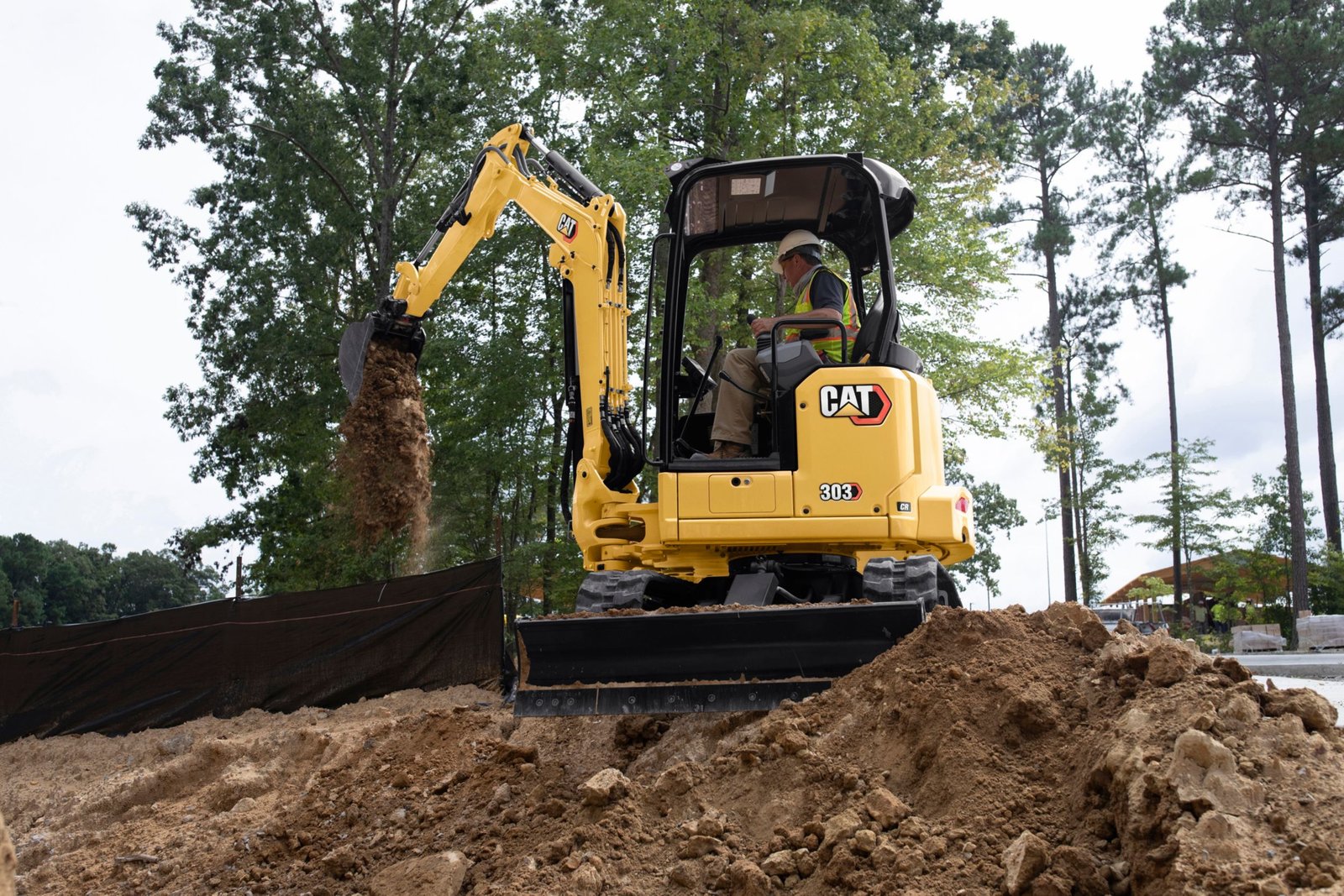 how much does a cat 303 mini excavator weight